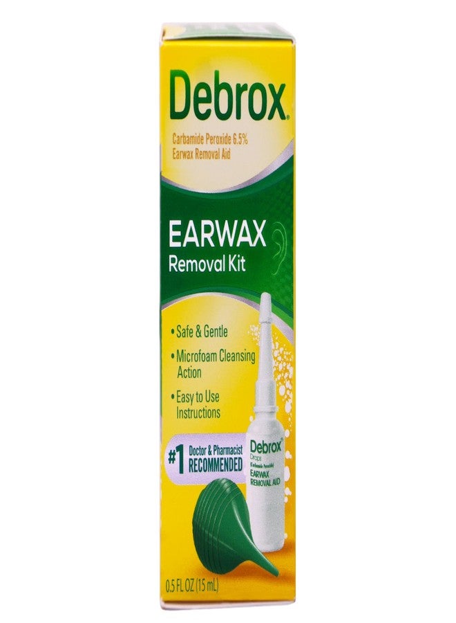 Debrox Earwax Removal Kit | Includes Drops and Ear Syringe Bulb | 0.5 Oz Each | Pack of 3 - Image 2